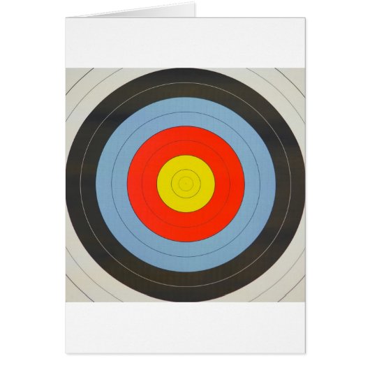 Archery Target Cards (Front)