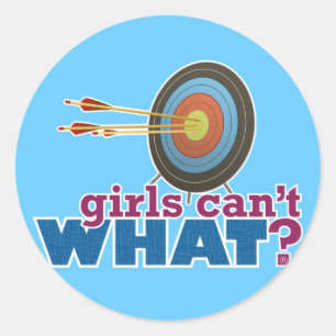 Archery Target Classic Round Sticker