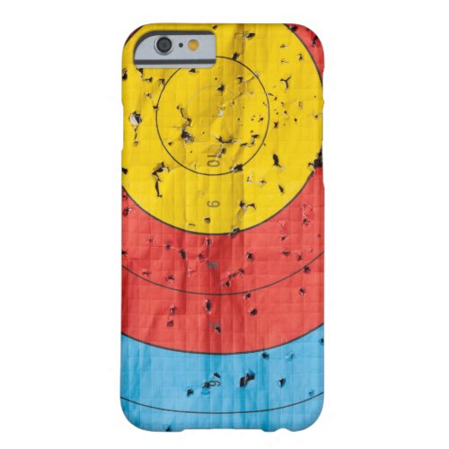 Archery target close up with many arrow holes barely there iPhone 6 case