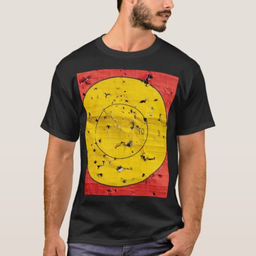 Archery target close up with many arrow holes T_Shirt