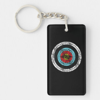Archery Target Cute bow Hunting Funny Archer Keychain