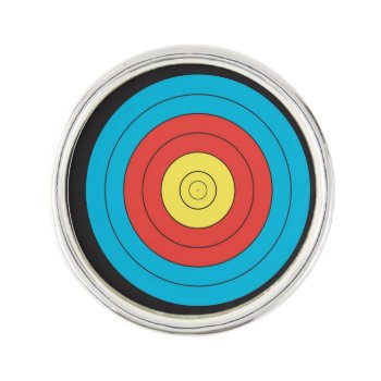 "archery Target" Design Gifts And Products Pin by yackerscreations at Zazzle