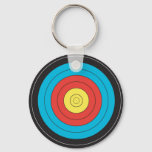 &quot;archery Target&quot; Design Jewelry Keychain at Zazzle