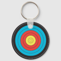 &quot;Archery Target&quot; design jewelry Keychain