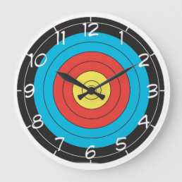 &quot;Archery Target&quot; design wall clocks