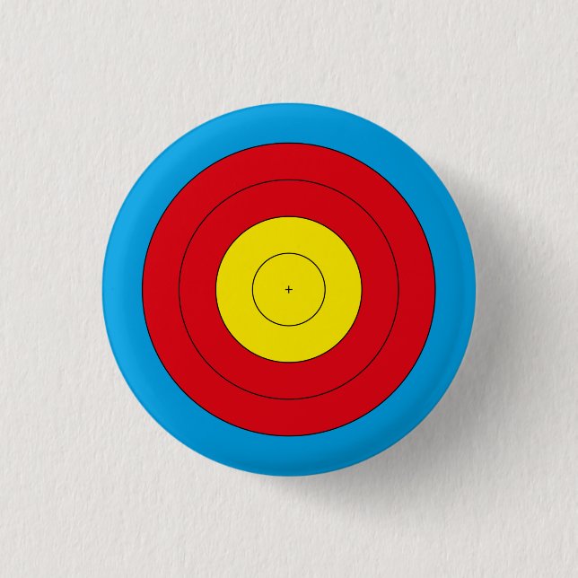 Archery target for recurve bow (FITA 20 cm) Button (Front)
