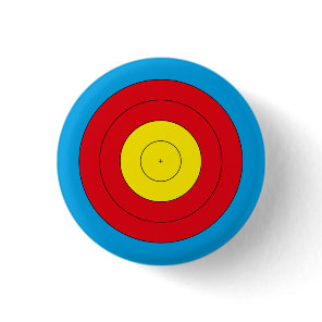 Archery target for recurve bow (FITA 20 cm) Button