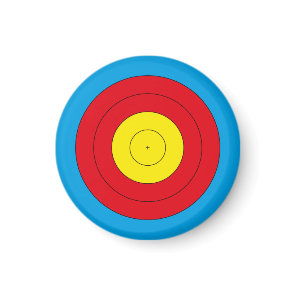 Archery target for recurve bow (FITA 20 cm) Magnet