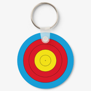 Archery target for recurve bow (FITA 20 cm) Round  Keychain