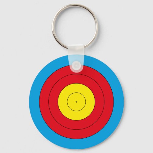 Archery target for recurve bow FITA 20 cm Round  Keychain