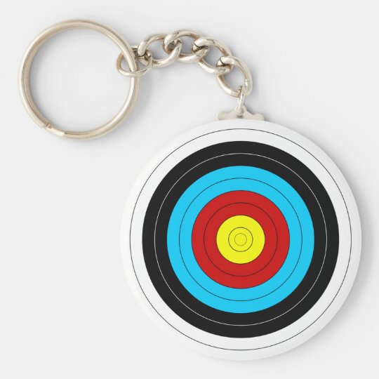Archery Target Keychain