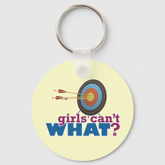 Archery Target Keychain (Front)