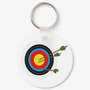 Archery Target Keychain