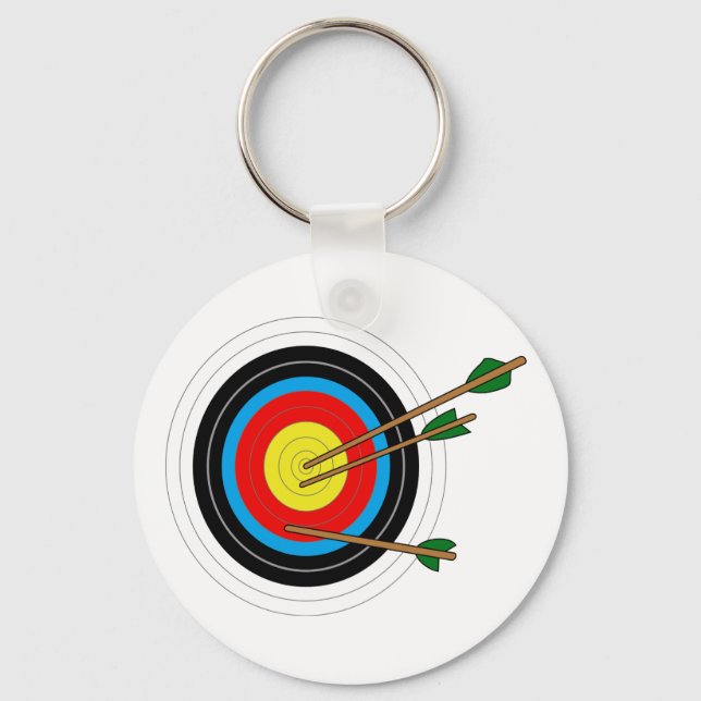 Archery Target Keychain (Front)