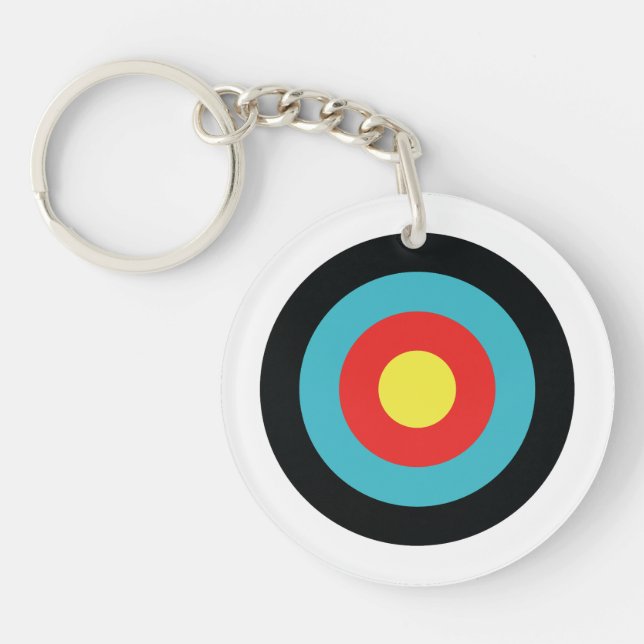 Archery Target Keychain (Front)