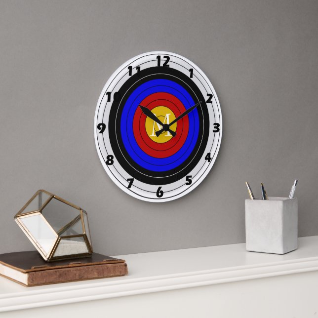 Archery Target Large Clock (Office)