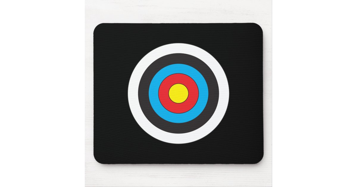 Archery Target Mouse Pad Zazzle