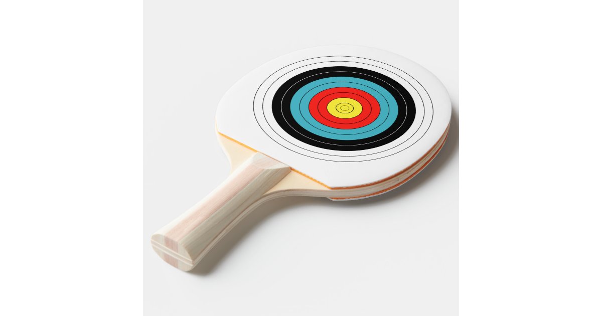 Archery Target Ping Pong Paddle