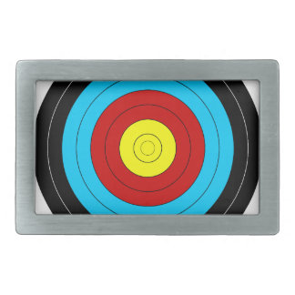 Archery Target Rectangular Belt Buckle