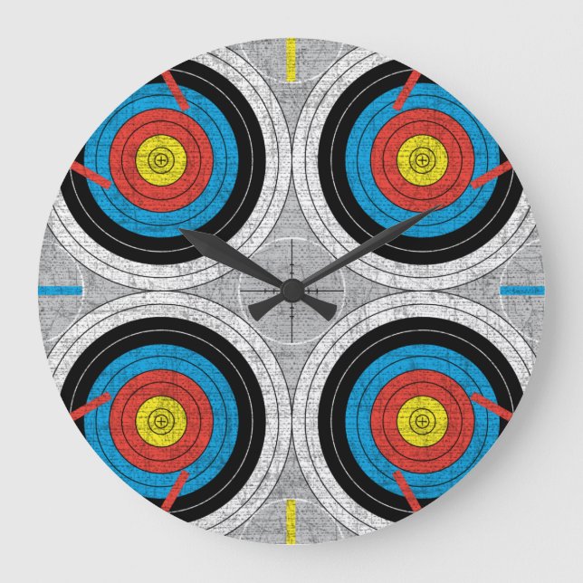 Archery Targets Large Clock (Front)