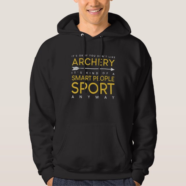 Archery Team Bow Arrow Hoodie (Front)