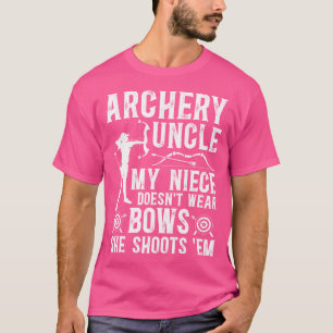 Archery Uncle Funny Uncle Of An Archer Uncle T-Shirt