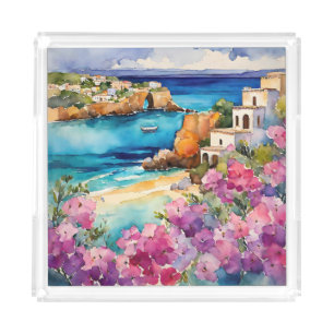 'Arches By The Sea" Acrylic Tray