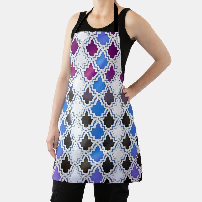 Arches Geometric Pattern Apron (Insitu)
