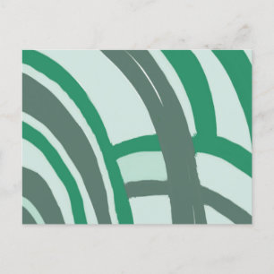 Arches in Green and Gray Postcard