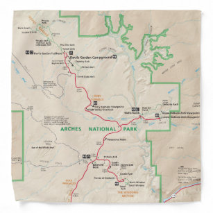 The Arches National Park Bandana