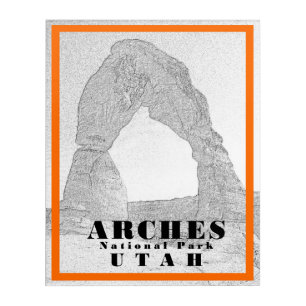 Arches National Park - 16 x 20 Acrylic Print