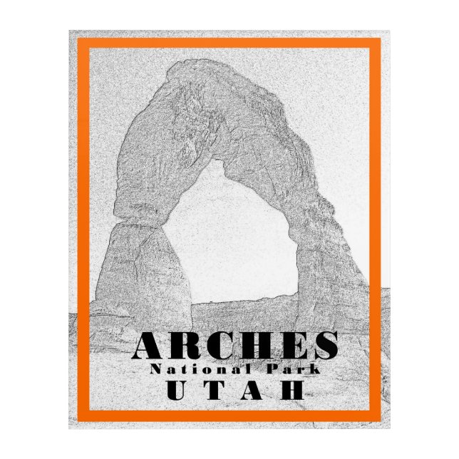 Arches National Park - 16 x 20 Acrylic Print (Front)