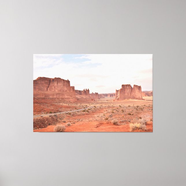 Arches National Park After the Storm Canvas Print (Front)