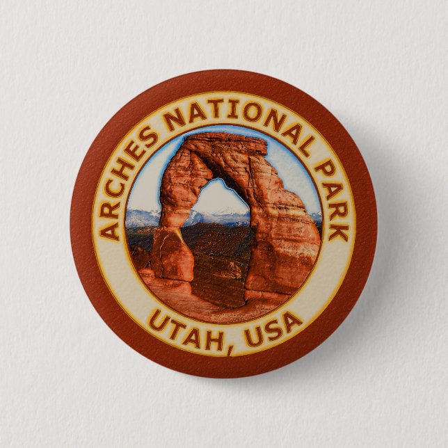 Arches National Park Button (Front)