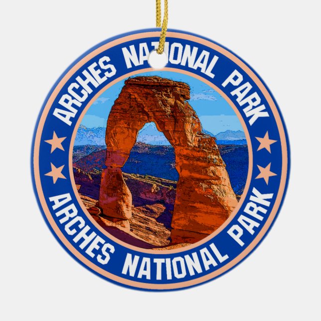 Arches National Park                               Ceramic Ornament (Front)