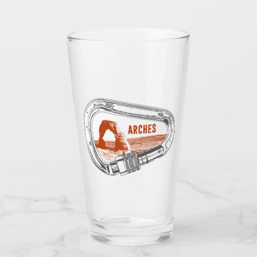 Arches National Park Climbing Carabiner Glass