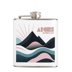 Arches National Park Colored Hills Flask