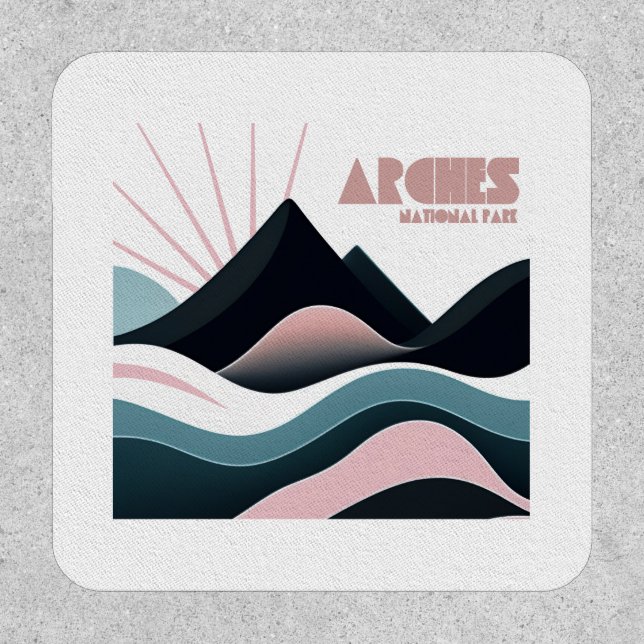 Arches National Park Colored Hills Patch (Front)