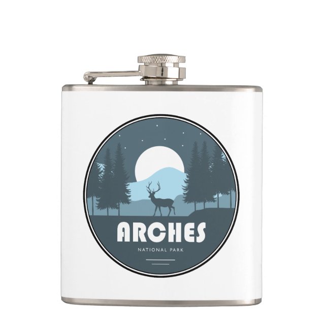 Arches National Park Deer Flask (Front)