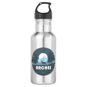 Arches National Park Deer Stainless Steel Water Bottle
