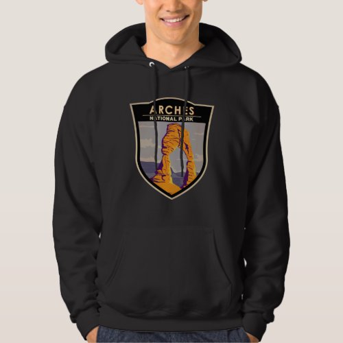 Arches National Park Delicate Arch Vintage Hoodie