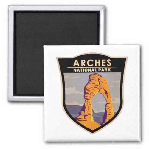 Arches National Park Delicate Arch Vintage  Magnet