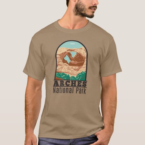 Arches National Park Double Arch Vintage T_Shirt