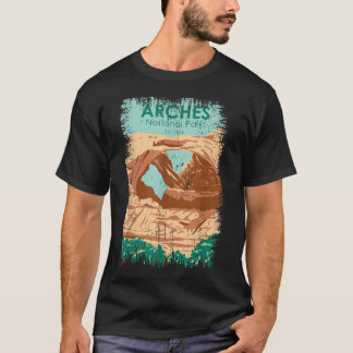 Arches National Park Double Arch Vintage T-Shirt