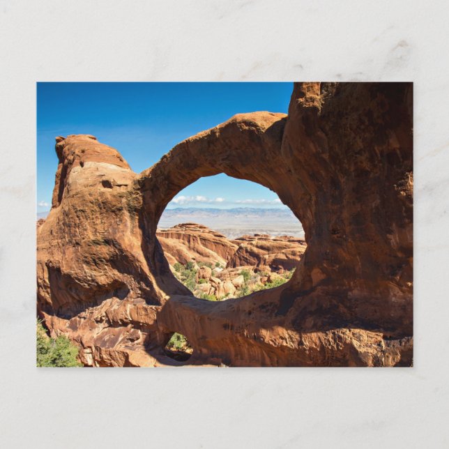 Arches National Park - Double O Arch postcard (Front)