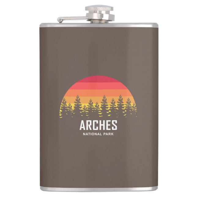 Arches National Park Flask (Front)