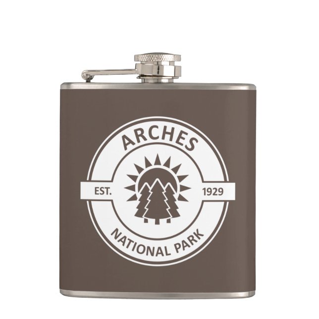 Arches National Park Flask (Front)