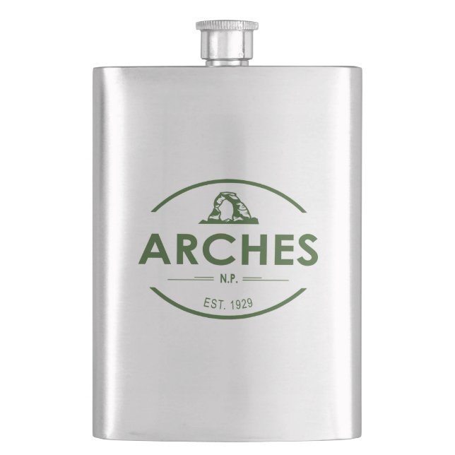 Arches National Park Flask (Front)