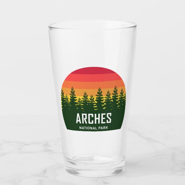 Arches National Park Glass (Front)