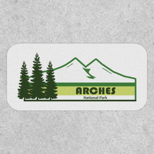 Arches National Park Green Stripes Patch